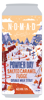 Powder Day 'Salted Caramel Fudge' Double Milk Stout - 440mL Can (16pk)